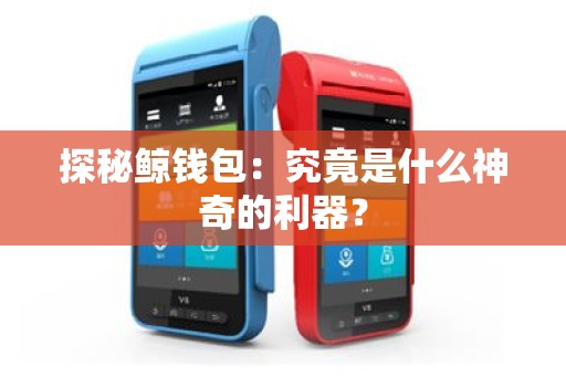 探秘鲸钱包：究竟是什么神奇的利器？