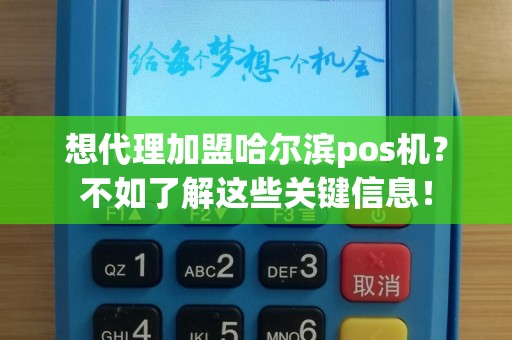 想代理加盟哈尔滨pos机？不如了解这些关键信息！