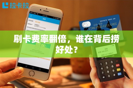 刷卡费率翻倍，谁在背后捞好处？