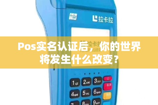 Pos实名认证后，你的世界将发生什么改变？