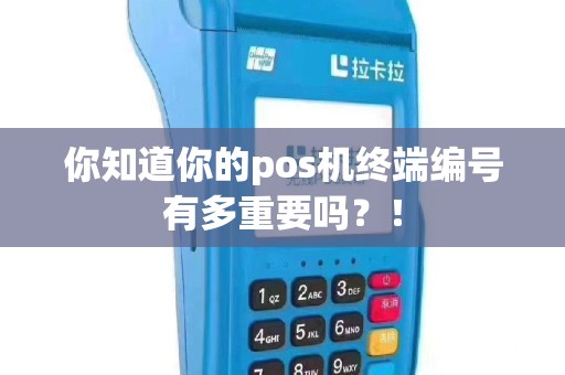 你知道你的pos机终端编号有多重要吗？！