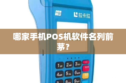 哪家手机POS机软件名列前茅？