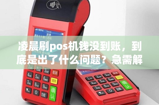 凌晨刷pos机钱没到账，到底是出了什么问题？急需解答！
