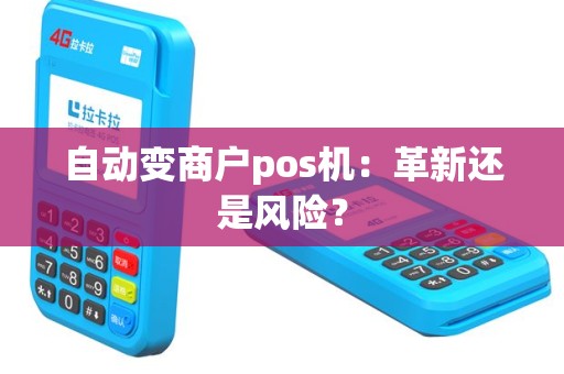 自动变商户pos机：革新还是风险？