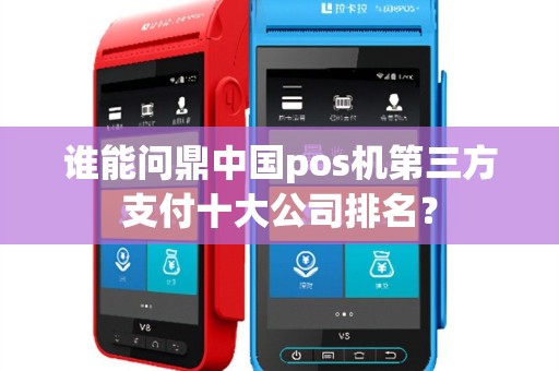 谁能问鼎中国pos机第三方支付十大公司排名？