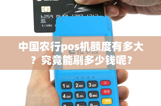 中国农行pos机额度有多大？究竟能刷多少钱呢？