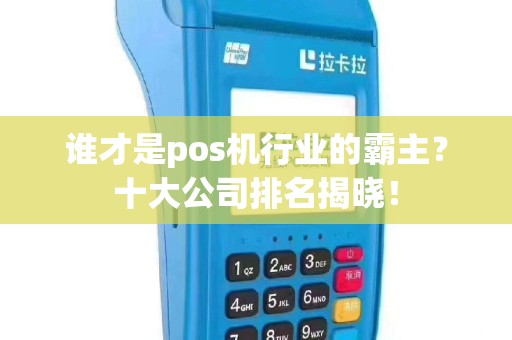 谁才是pos机行业的霸主？十大公司排名揭晓！