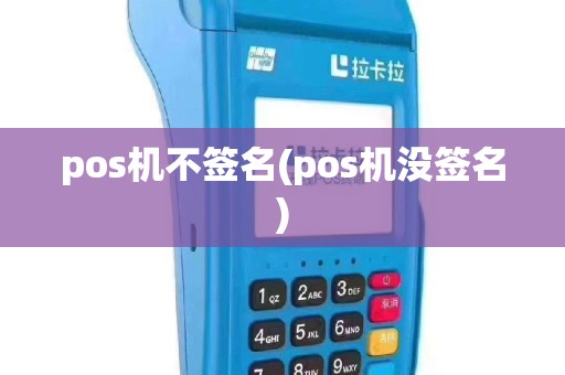 pos机不签名(pos机没签名)