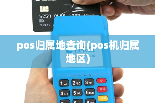 pos归属地查询(pos机归属地区)