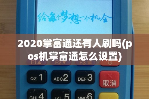 2020掌富通还有人刷吗(pos机掌富通怎么设置)