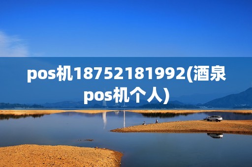 pos机18752181992(酒泉pos机个人)