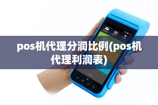 pos机代理分润比例(pos机代理利润表)