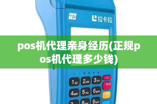 pos机代理亲身经历(正规pos机代理多少钱)