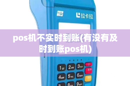 pos机不实时到账(有没有及时到账pos机)