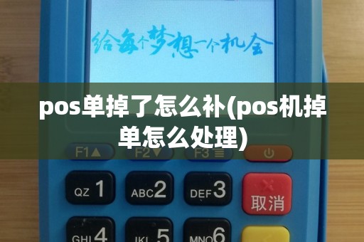 pos单掉了怎么补(pos机掉单怎么处理)