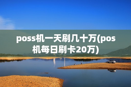 poss机一天刷几十万(pos机每日刷卡20万)