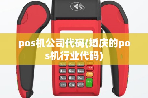 pos机公司代码(婚庆的pos机行业代码)