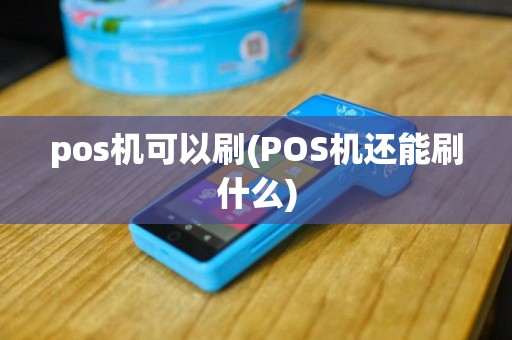 pos机可以刷(POS机还能刷什么)