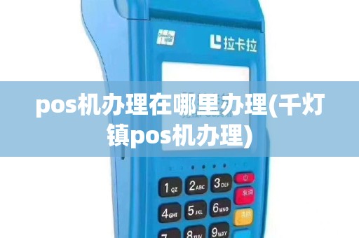 pos机办理在哪里办理(千灯镇pos机办理)