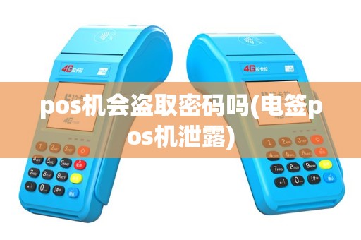 pos机会盗取密码吗(电签pos机泄露)