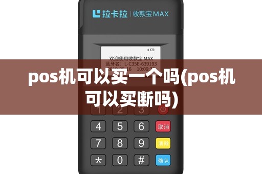pos机可以买一个吗(pos机可以买断吗)