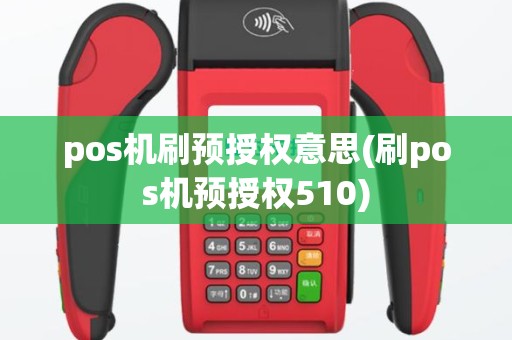 pos机刷预授权意思(刷pos机预授权510)