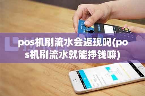 pos机刷流水会返现吗(pos机刷流水就能挣钱嘛)
