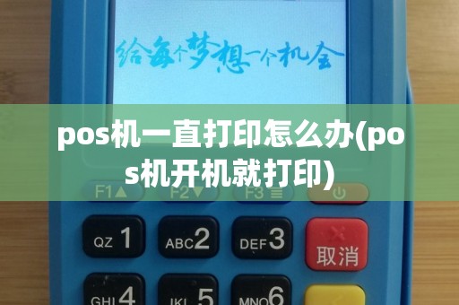 pos机一直打印怎么办(pos机开机就打印)