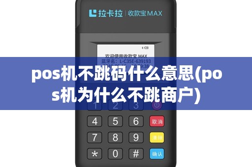 pos机不跳码什么意思(pos机为什么不跳商户)