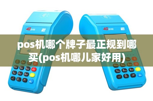 pos机哪个牌子最正规到哪买(pos机哪儿家好用)