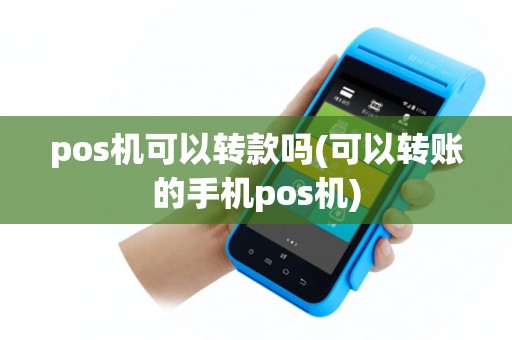 pos机可以转款吗(可以转账的手机pos机)