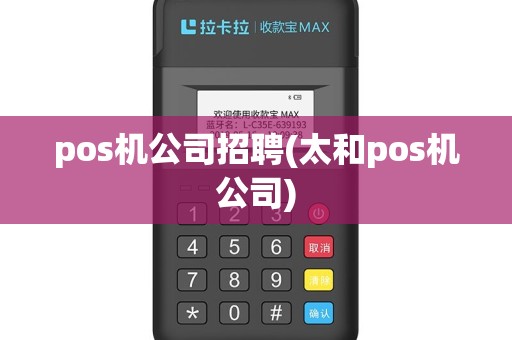 pos机公司招聘(太和pos机公司)