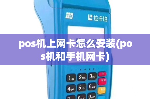 pos机上网卡怎么安装(pos机和手机网卡)