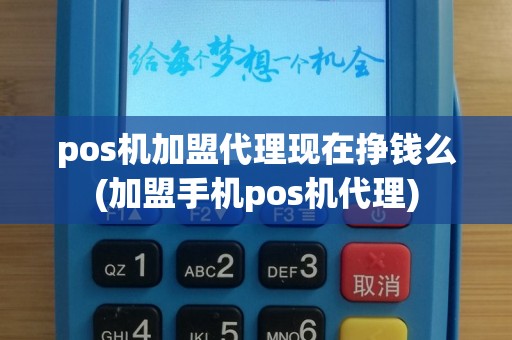 pos机加盟代理现在挣钱么(加盟手机pos机代理)