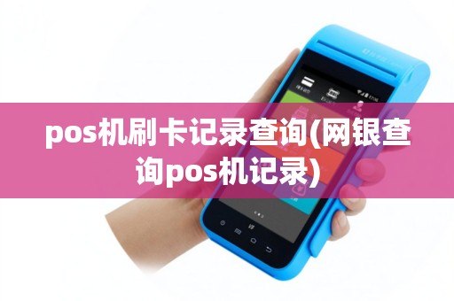 pos机刷卡记录查询(网银查询pos机记录)