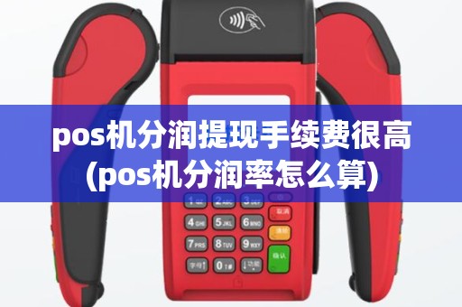 pos机分润提现手续费很高(pos机分润率怎么算)