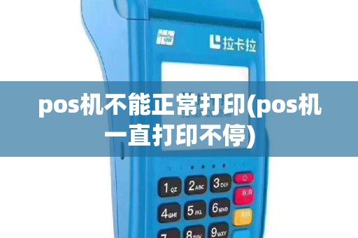 pos机不能正常打印(pos机一直打印不停)