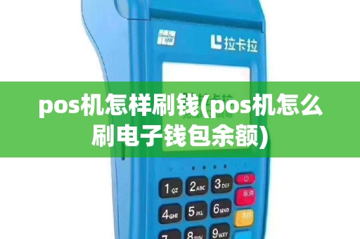 pos机怎样刷钱(pos机怎么刷电子钱包余额)