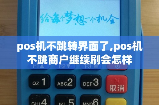 pos机不跳转界面了,pos机不跳商户继续刷会怎样