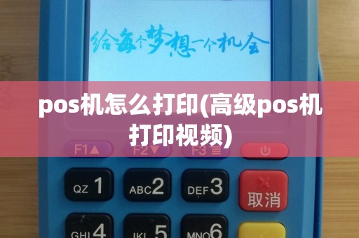 pos机怎么打印(高级pos机打印视频)