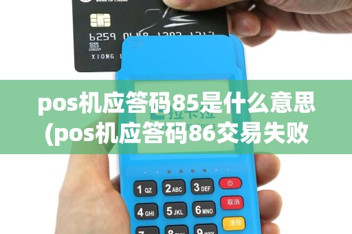 pos机应答码85是什么意思(pos机应答码86交易失败)