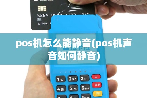 pos机怎么能静音(pos机声音如何静音)