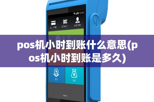 pos机小时到账什么意思(pos机小时到账是多久)