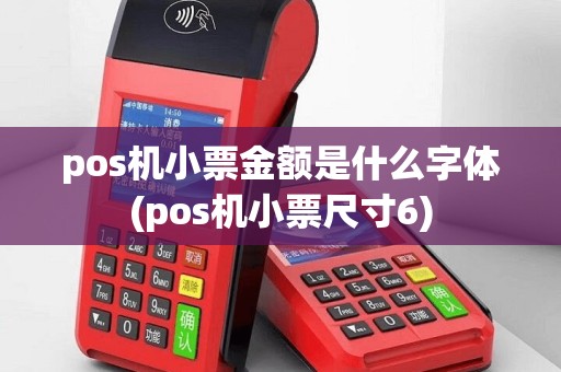 pos机小票金额是什么字体(pos机小票尺寸6)