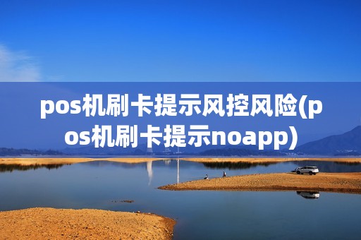 pos机刷卡提示风控风险(pos机刷卡提示noapp)