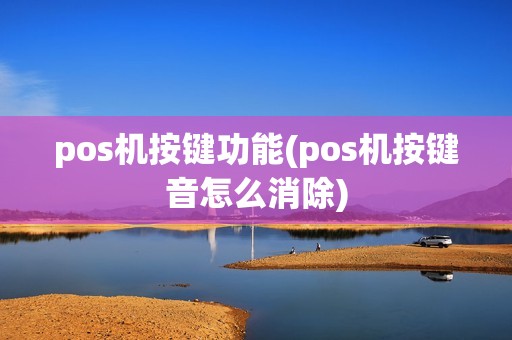 pos机按键功能(pos机按键音怎么消除)
