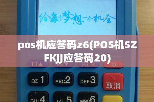 pos机应答码z6(POS机SZFKJJ应答码20)