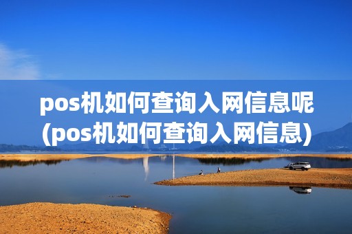 pos机如何查询入网信息呢(pos机如何查询入网信息)