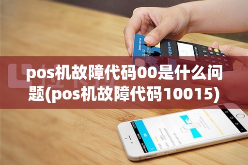 pos机故障代码00是什么问题(pos机故障代码10015)