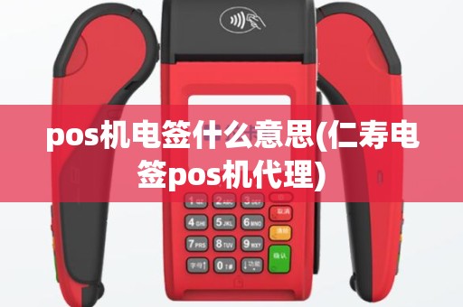 pos机电签什么意思(仁寿电签pos机代理)